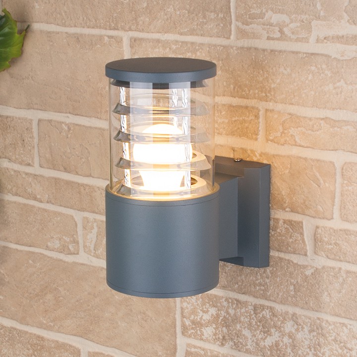 Настенный уличный светильник Techno 1408 cерый