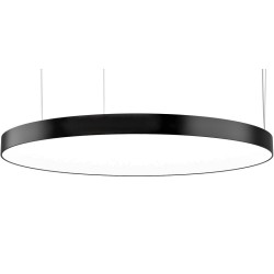 Светильник светодиодный подвесной RING-1000 круг 100 см 120 Вт 3000К черный