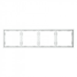 Рамка 4 поста VOLTUM VLS100402 белый матовый
