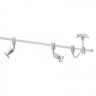 93359 Светодиод. трековая система освещения VILANOVA, 5х3W (GU10), L2000, сталь, хром, алюминий EGLO VILANOVA