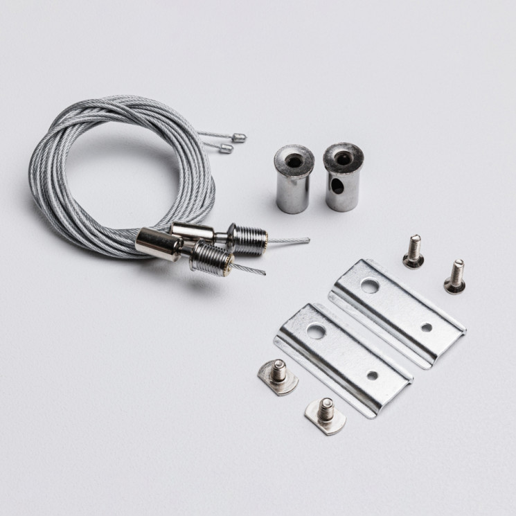 Тросовый подвес для накладного магнитного трекового шинопровода MKA-2S-SW-B Черный Mikami Terra