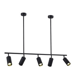 Светильник подвесной ST-Luce Черный/Черный GU10 5*5W 4000K SORMANO           SL1206.403.05