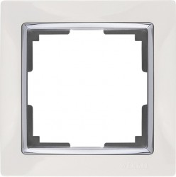 Рамка на 1 пост Werkel W0011901 (WL03-Frame-01 белый)
