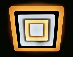 Управляемый светодиодный светильник Ambrella light ORBITAL ACRYLIC  FA93 WH 164W D500*500