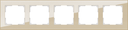 Рамка на 5 постов шампань Werkel W0051111 (WL01-Frame-05 Favorit)