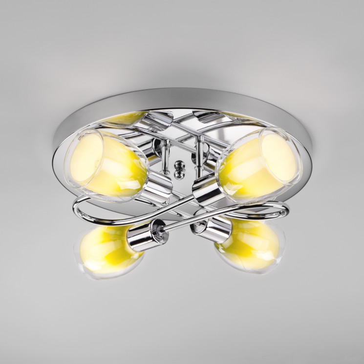 Потолочный светильник  Eurosvet Potpourri 30151/4 зеленый