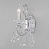 Настенный светильник  Eurosvet Collana 10096/1 хром/прозрачный хрусталь Strotskis