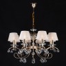 Подвесной светильник  Eurosvet Эстель 10058/8 золото/прозрачный хрусталь Strotskis
