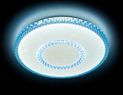 Управляемый светильник Ambrella light F99 BL 96W D500 ORBITAL CRYSTAL