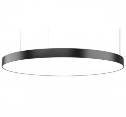 Светильник светодиодный потолочный/подвесной RING-700 круг 70 см Н 7 см 70 Вт 4000К > 90 Ra 120 ° черный 