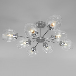 Люстра на штанге Eurosvet 30154/8 хром POLLA