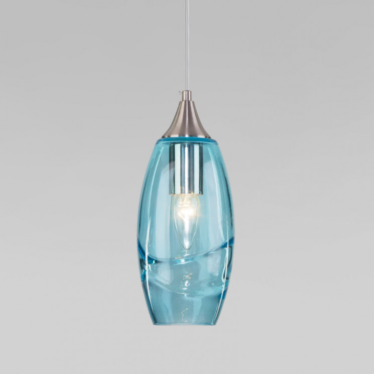 Подвесной светильник Eurosvet 50222/1 голубой LOTUS