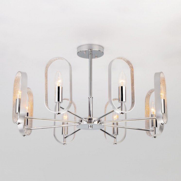Люстра Eurosvet 60077/8 хром Maglia