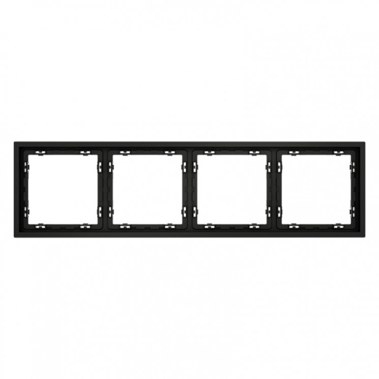 Рамка 4 поста VOLTUM VLS100408 черный