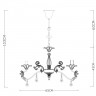 Светильник подвесной Arte lamp ANGELINA A5349LM-5WH