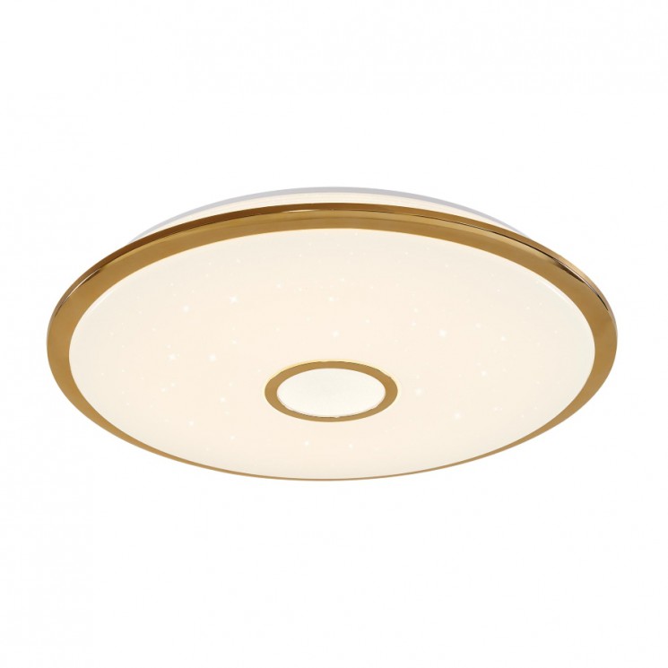 Люстра потолочная светодиодная с пультом Citilux Старлайт CL703102RGB Золото