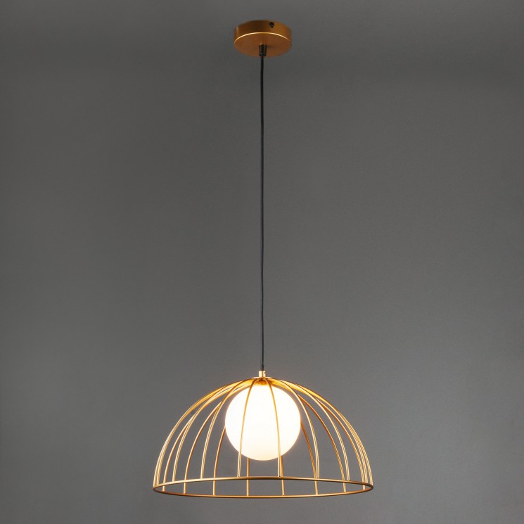 Подвесной светильник Eurosvet 50140/1 золотой Sunny