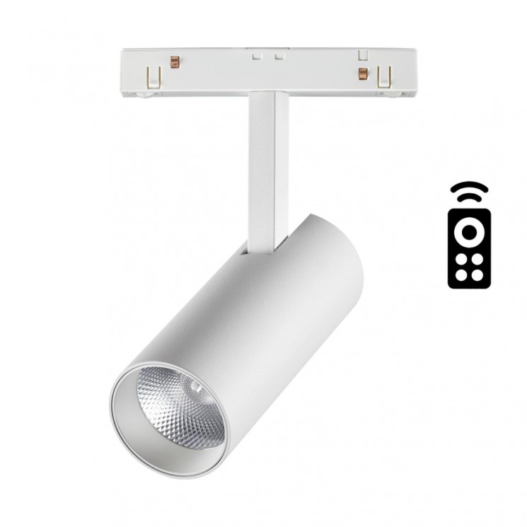Трековый светильник для низковольного шинопровода диммируемый с пультом ДУ, со сменой цв. температур NOVOTECH SHINO 358629