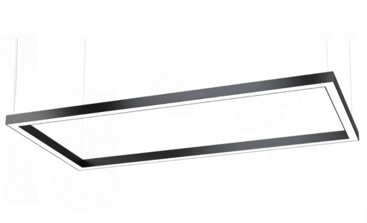 Светильник светодиодный потолочный/подвесной под заказ 2,7х0,9х5050 280 Вт(усиленная) 4000К > 90 Ra 120 ° черный