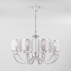 Подвесная люстра Eurosvet Licata 60099/8 серебро