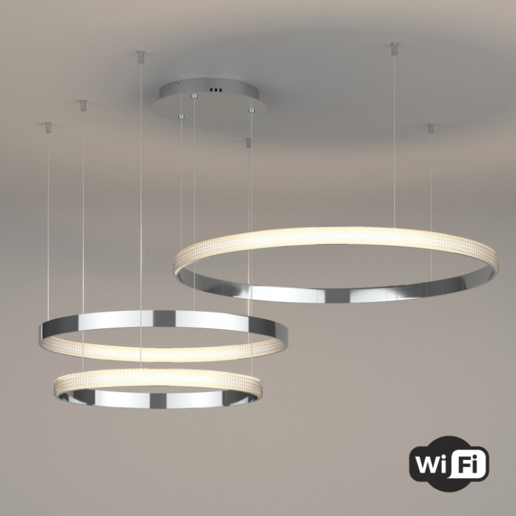 Подвесная люстра Eurosvet 90275/3 хром Smart Smart Posh