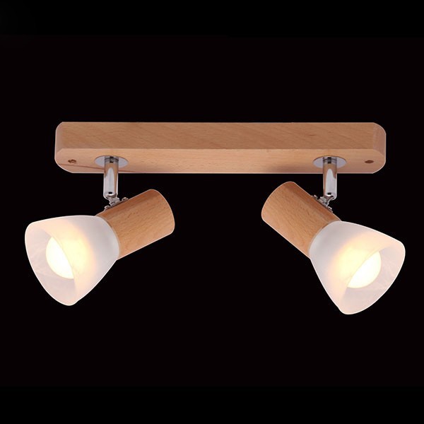 Светильник спот Eurosvet 20045/2 светлое дерево
