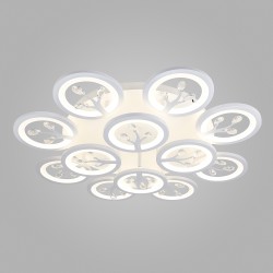 Светодиодный потолочный светильник с пультом управления Eurosvet 90142/12 белый 195W