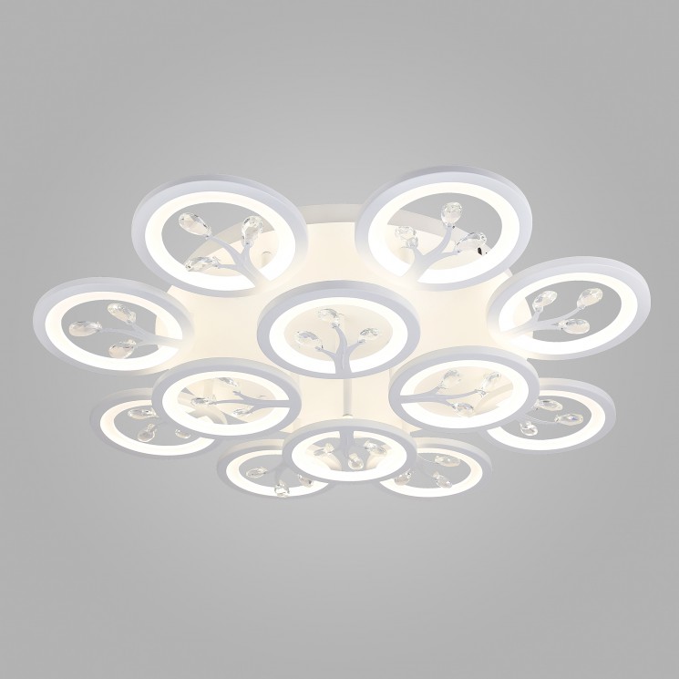 Светодиодный потолочный светильник с пультом управления Eurosvet 90142/12 белый 195W