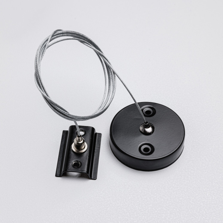 Тросовый подсвес для однофазного трекового шинопровода MKA-005-2 1,5 м Черный Mikami Basic