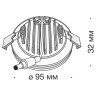 Встраиваемый светильник Maytoni Phanton DL303-L12B4K