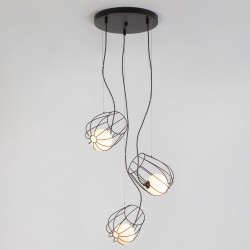 Подвесной светильник Eurosvet 50138/3 черный Basket