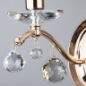 Светильник настенный Eurosvet Эстель 10058/2 золото/прозрачный хрусталь Strotskis