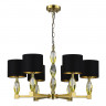 Люстра подвесная ST Luce Латунь/Черный E14 6*40W          SL1759.303.06