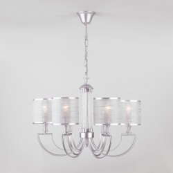 Подвесная люстра Eurosvet Licata 60099/6 серебро