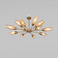 Люстра на штанге Eurosvet 60140/12 золото Thalia