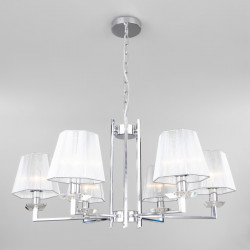 Подвесная люстра Eurosvet 60114/6 хром Alegria