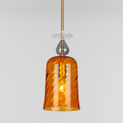 Подвесной светильник Eurosvet 50194/1 янтарный DREAM