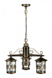 Подвесной уличный светильник YAOHUALUX f15870/3 Gb FRANKFURT