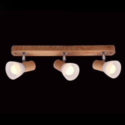 Светильник спот Eurosvet 20045/3 светлое дерево
