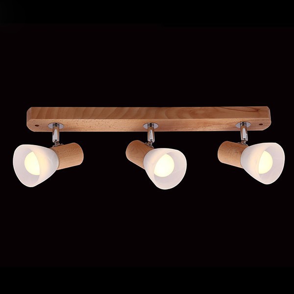 Светильник спот Eurosvet 20045/3 светлое дерево