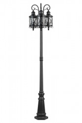 Уличный фонарный столб YAOHUALUX 84809B/18 Bl LUCERNA