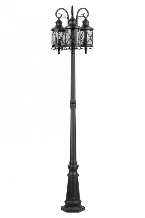 Уличный фонарный столб YAOHUALUX 84809B/18 Bl LUCERNA