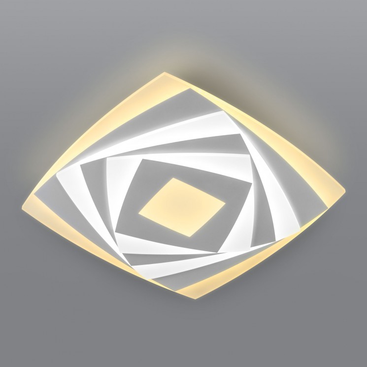 Потолочный светодиодный светильник с пультом управления Eurosvet Mare 90213/1 белый