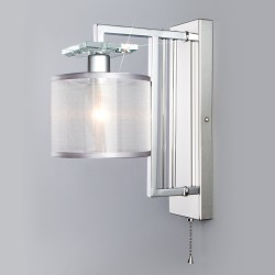 Бра с абажуром Eurosvet Fargo 60108/1 хром