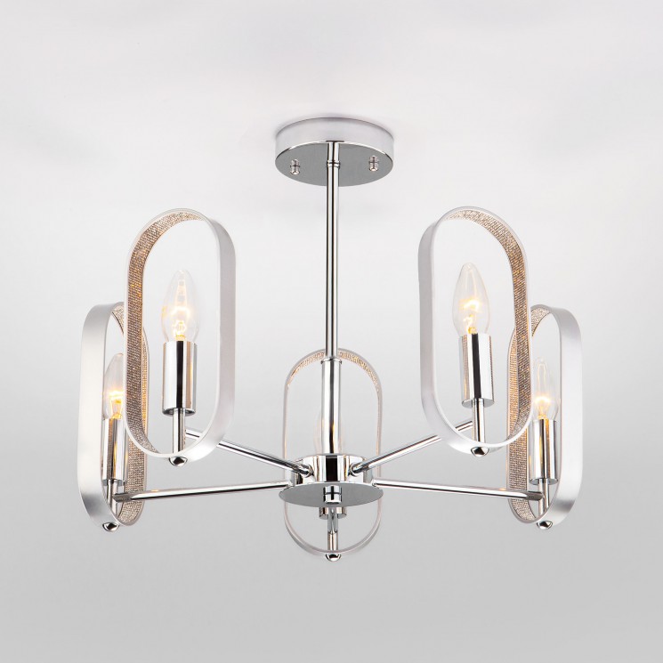 Люстра Eurosvet 60077/5 хром Maglia