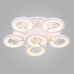 Светодиодный потолочный светильник с пультом управления Eurosvet 90142/6 белый 100W