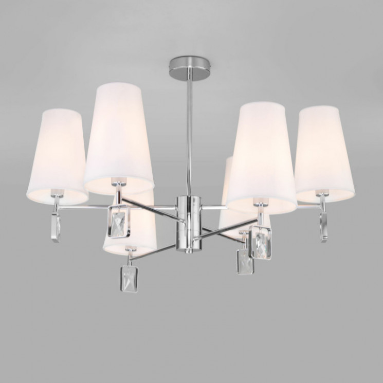 Классическая потолочная люстра Eurosvet 60137/6 хром Milazzo