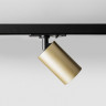 Однофазный трековый светильник под лампу GU10 MKL-1-GU10-BMG Черный Mikami Lotus Матовое золото/черный 117x80x52