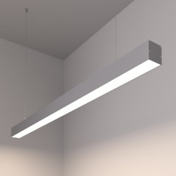 Светильник профильный подвесной/накладной RVE-PLS5050-985-P 98,5 см 25 Вт 3000/4000/5000К серый