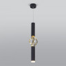Подвесной светильник Eurosvet 50191/1 LED черный/золото Lance